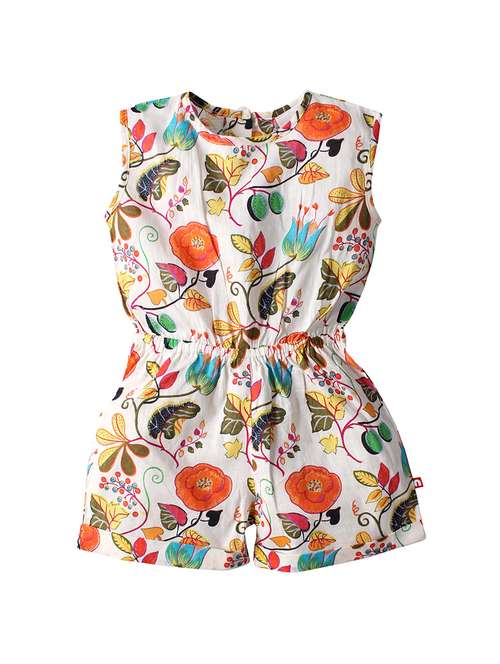 multi colored cotton playsuit - 16276190 -  Standard Image - 0