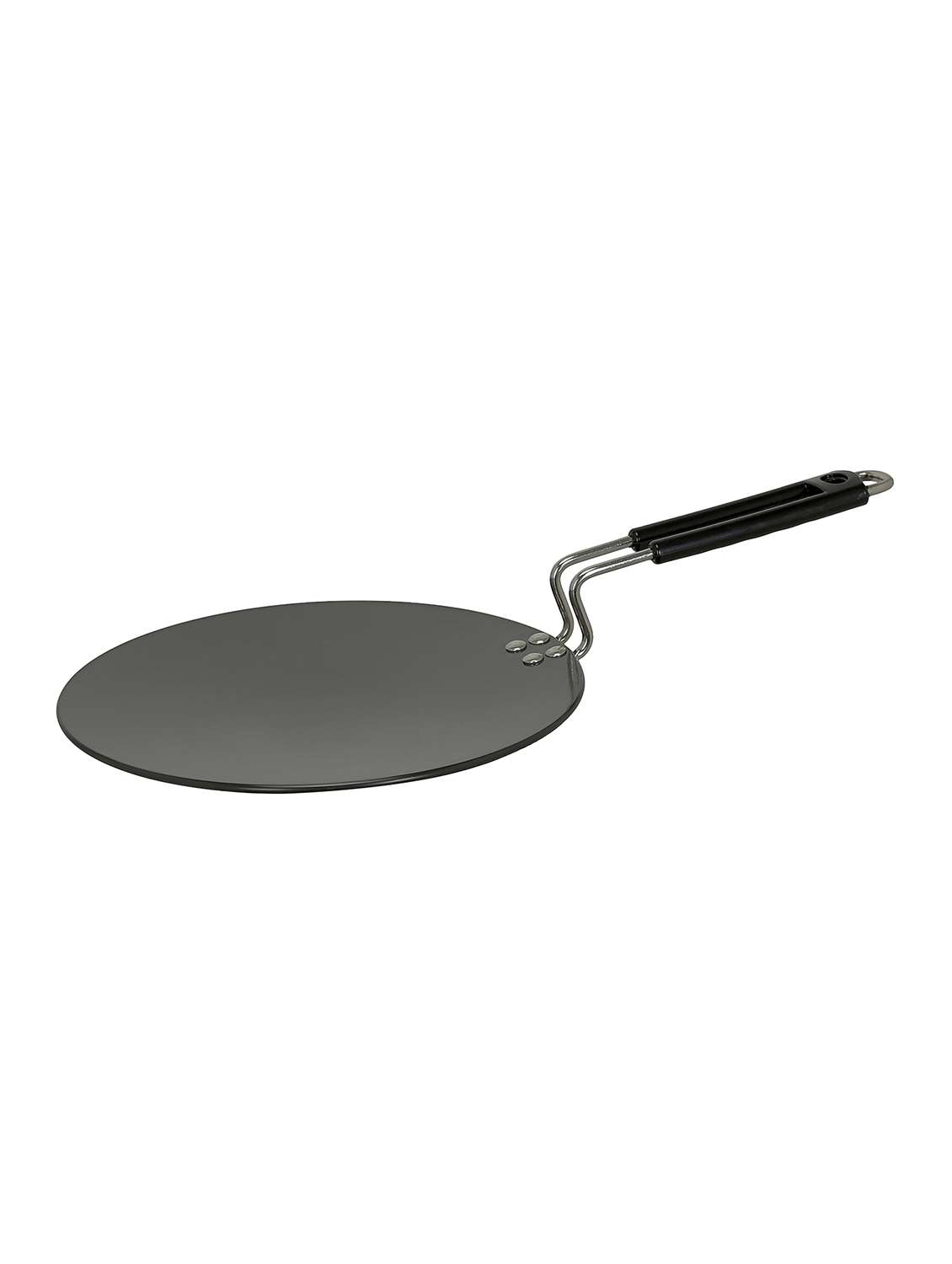 vinod cookware hard anodised tawa, 22 cm, aluminium