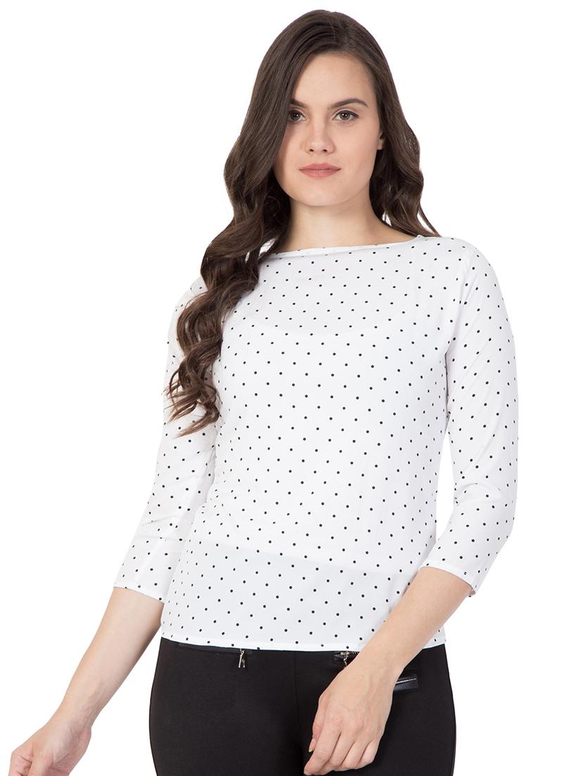 women's straight boat neck top