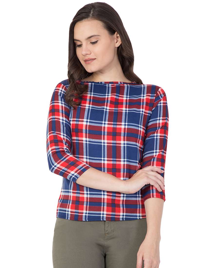 women's straight boat neck top - 16278768 -  Zoom Image - 0