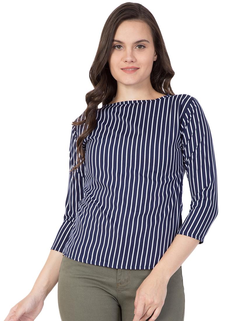 women's straight boat neck top