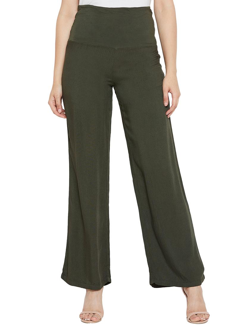 high rise flared trousers - 16280066 -  Zoom Image - 0
