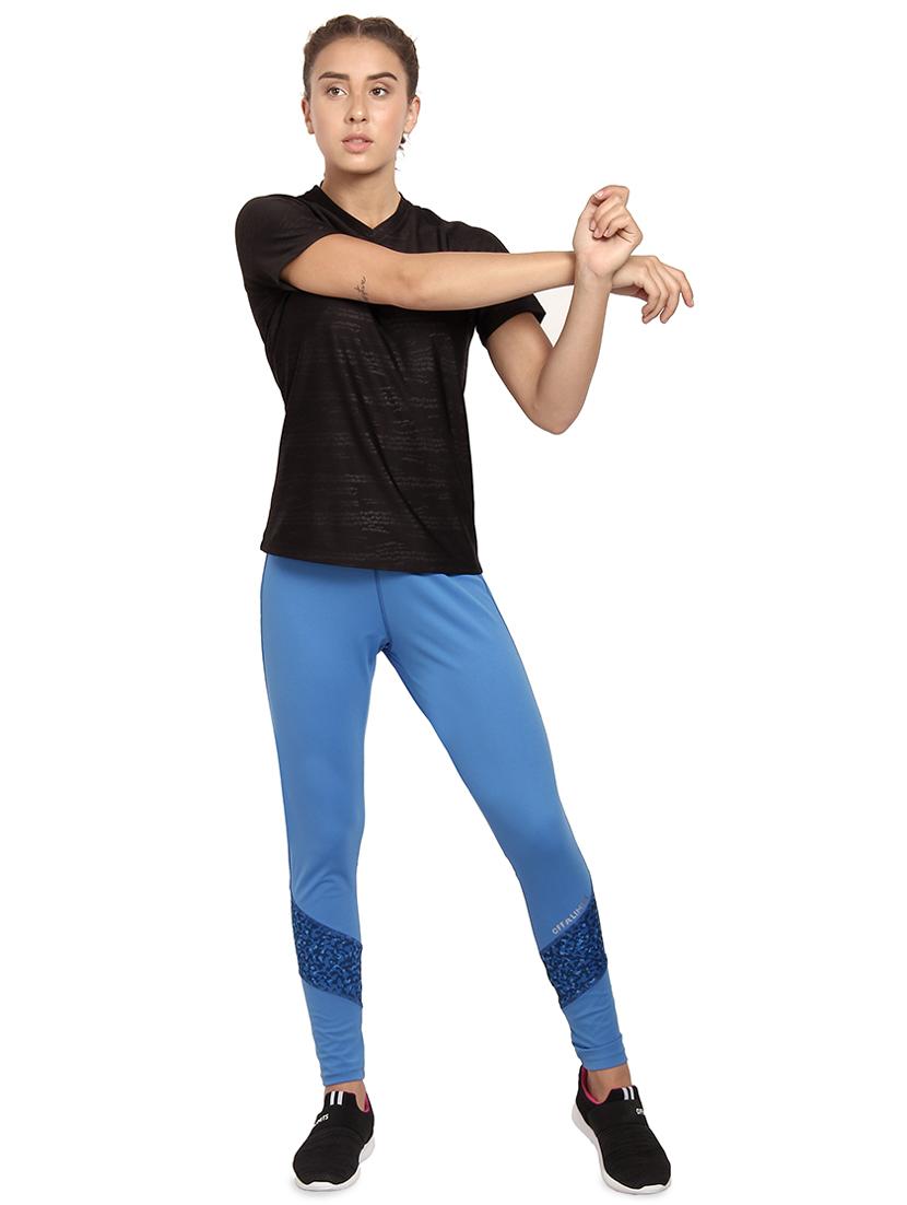 high rise camouflage track pant - 16285754 - Standard Image - 3