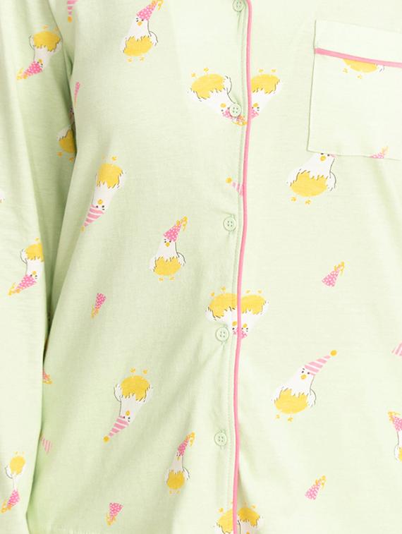 quirky print nightwear set - 16286368 - Standard Image - 3