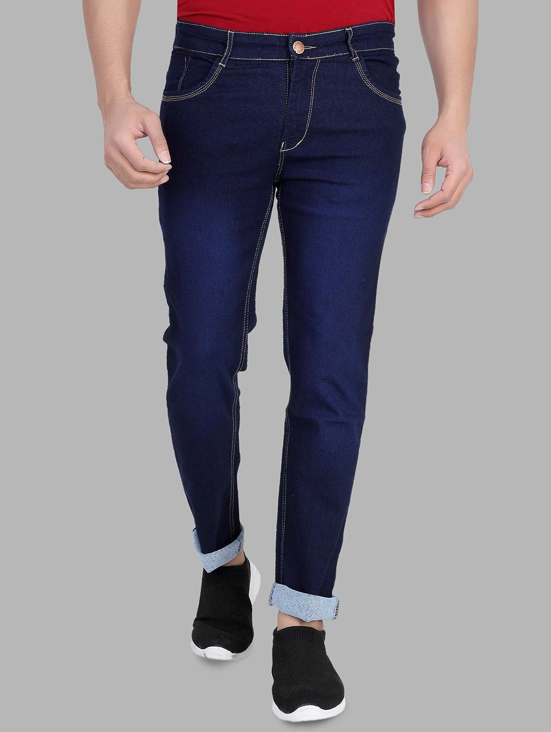 blue denim light washed jeans