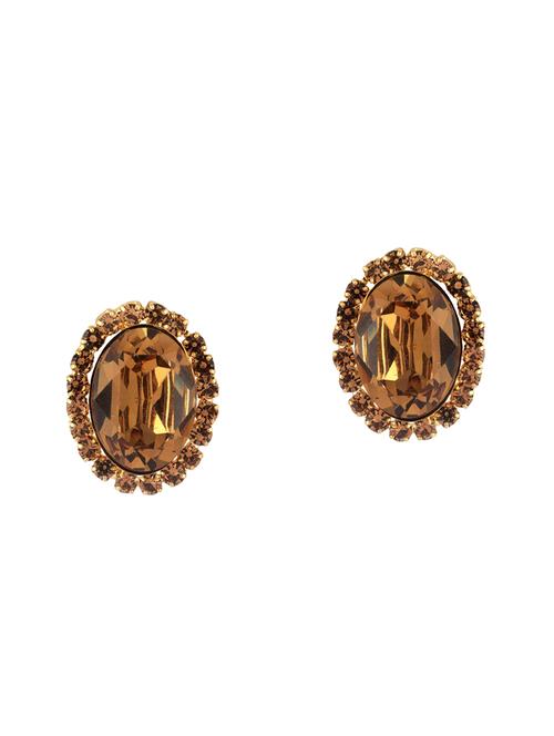 brown studs earring - 16293414 - Standard Image - 0