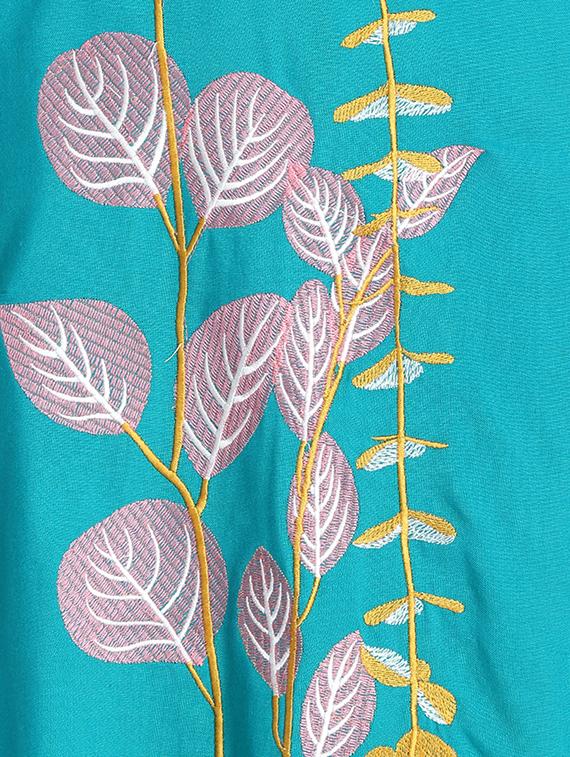 embroidered straight kurta - 16295213 - Standard Image - 3