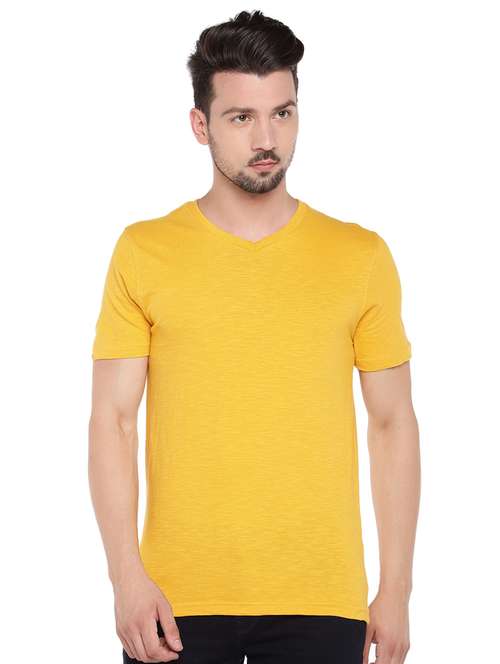 yellow melange t-shirt - 16299112 - Standard Image - 0