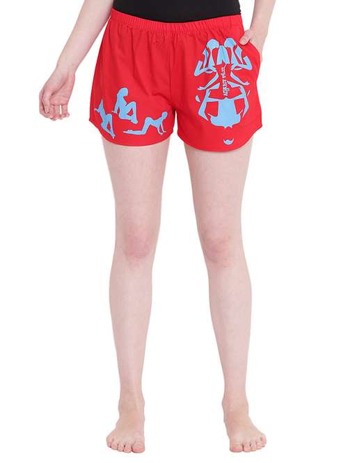pocket patch graphic print shorts - 16302379 -  Standard Image - 0