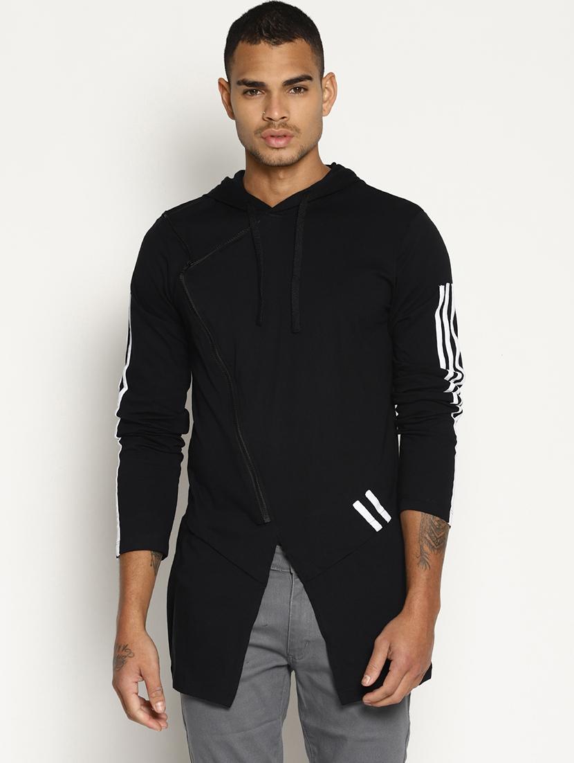 black solid t-shirt - 16302840 -  Zoom Image - 0