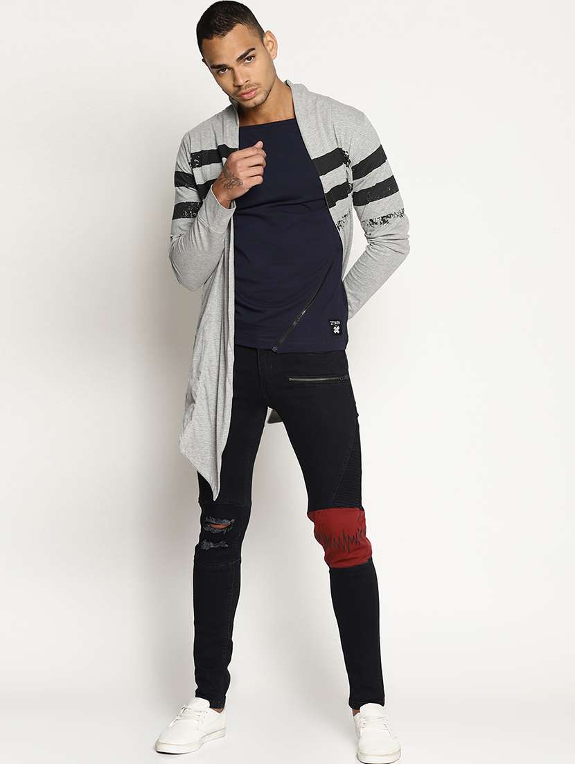 grey striped shrug - 16302842 -  Standard Image - 3