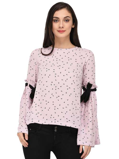 women's straight round neck top - 16309044 -  Standard Image - 0