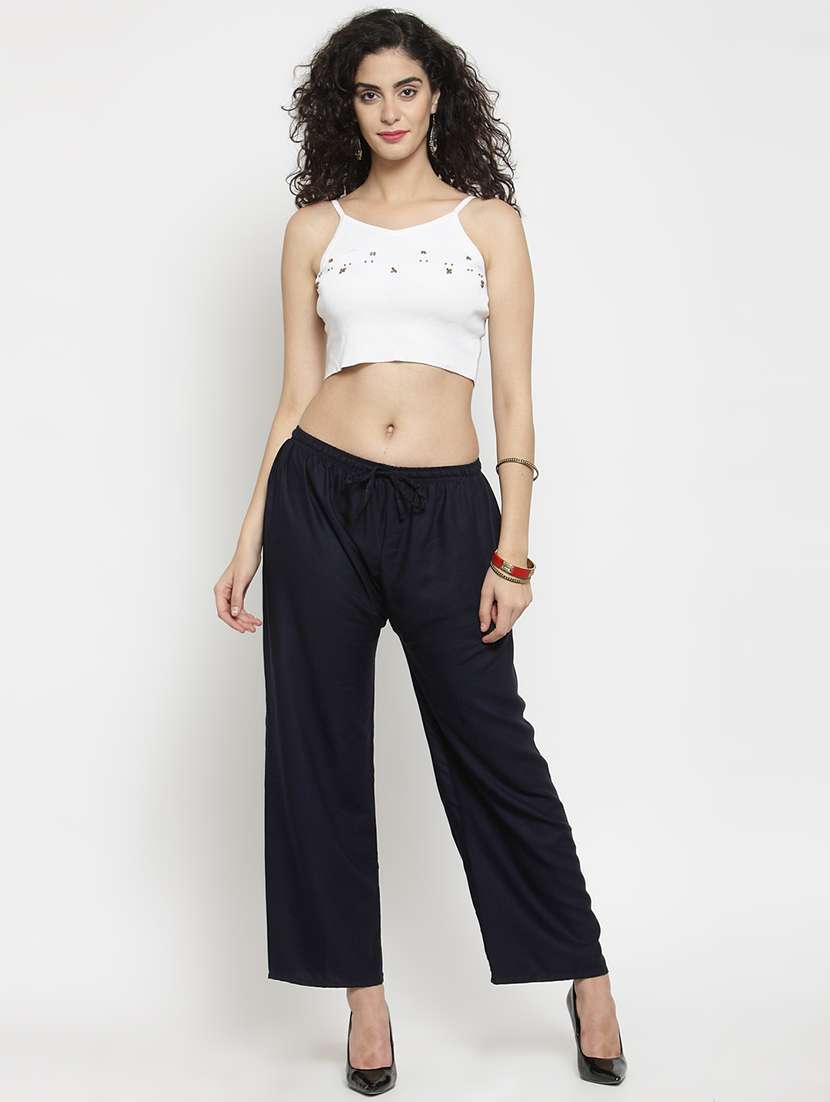 solid straight palazzo - 16309482 -  Standard Image - 3