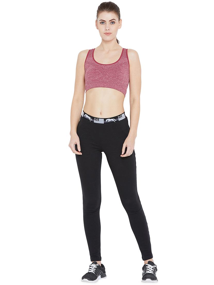 racer back sports bra - 16310298 - Standard Image - 3