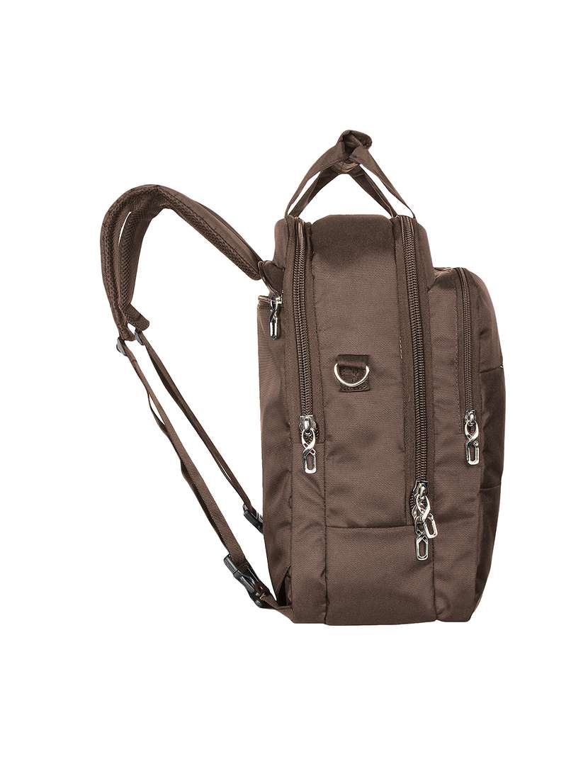 brown polyester backpack - 16312447 -  Standard Image - 3