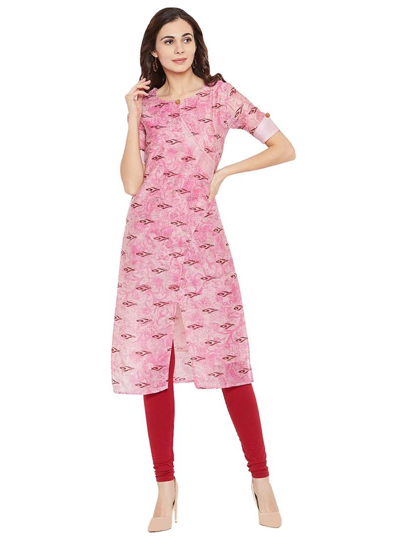 ikat straight kurta