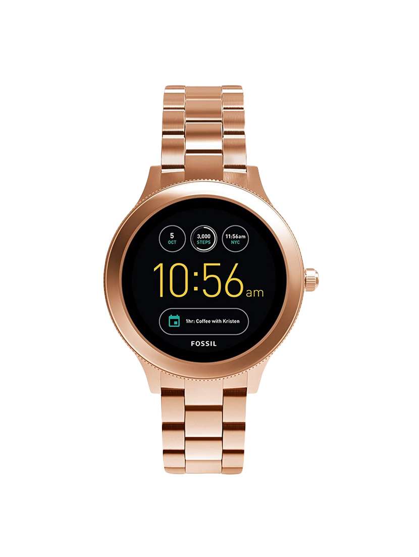 Buy online Fossil Venture Digital Black Dial Womens Smartwatch