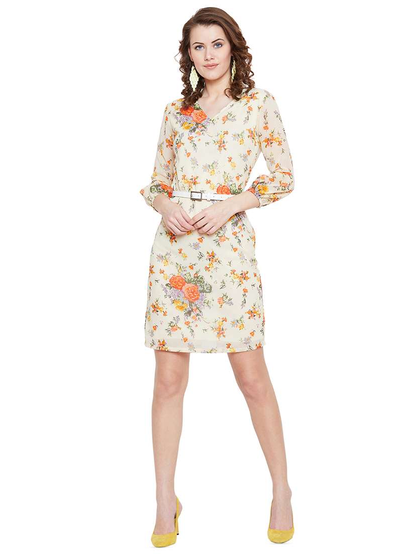 women's sheath floral dress - 16319126 -  Standard Image - 3