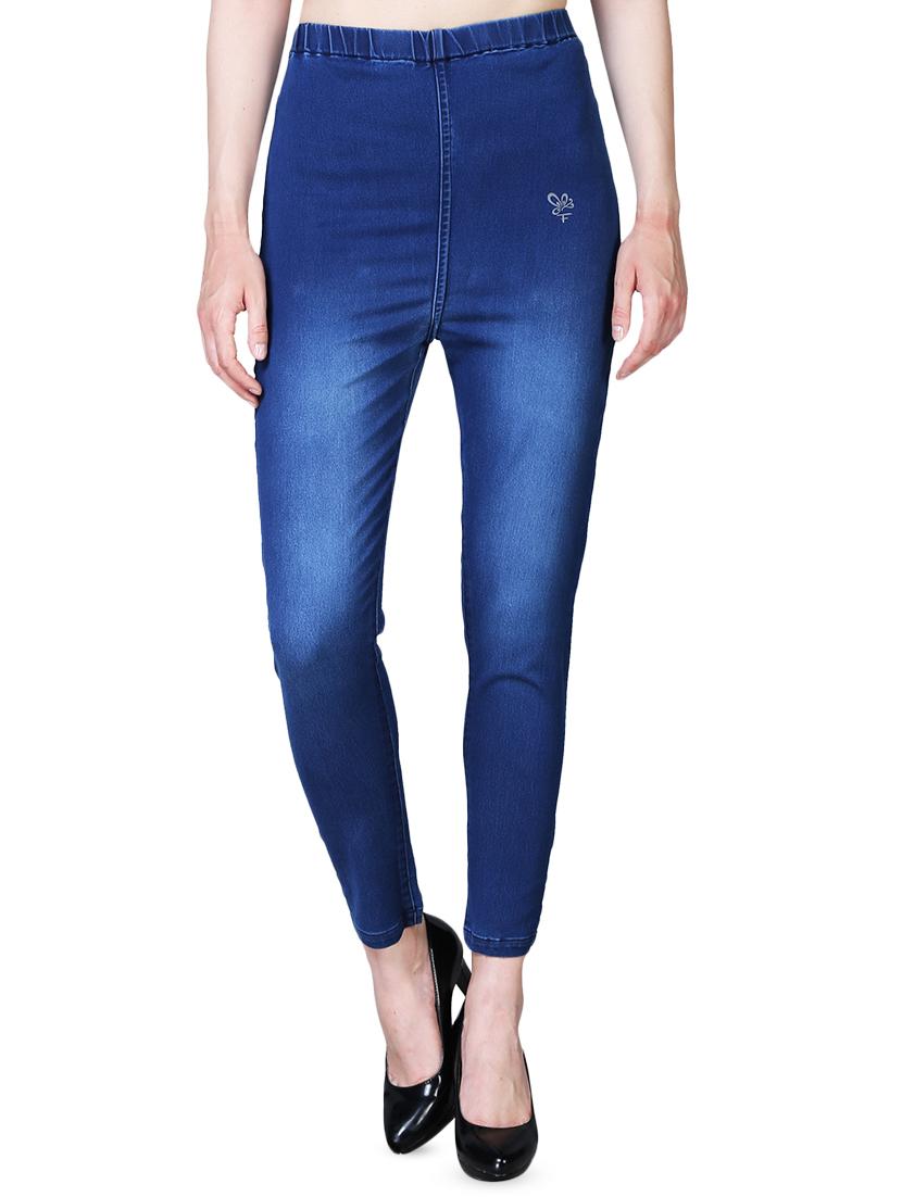 high rise stone wash jeggings - 16322445 - Zoom Image - 0