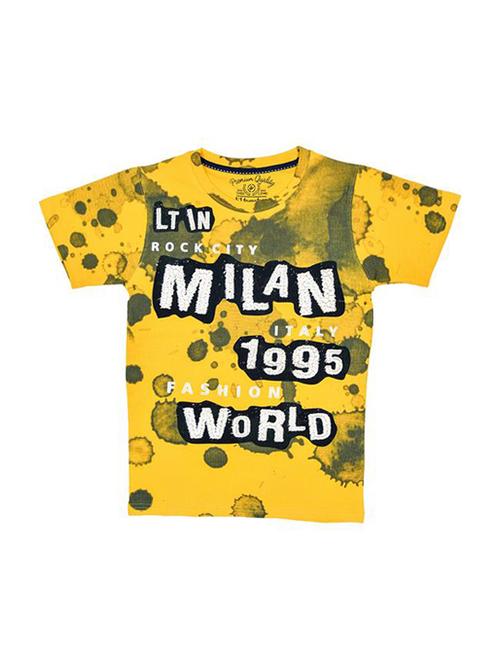 yellow cotton tshirt - 16324096 - Standard Image - 0