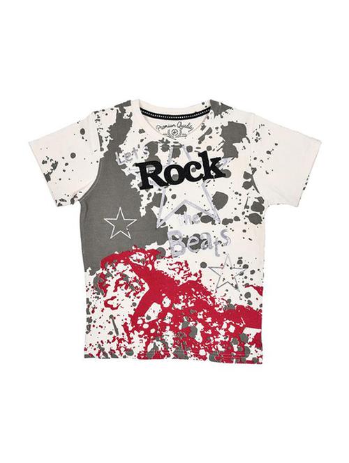 round neck graphic print t-shirt - 16324108 - Standard Image - 0