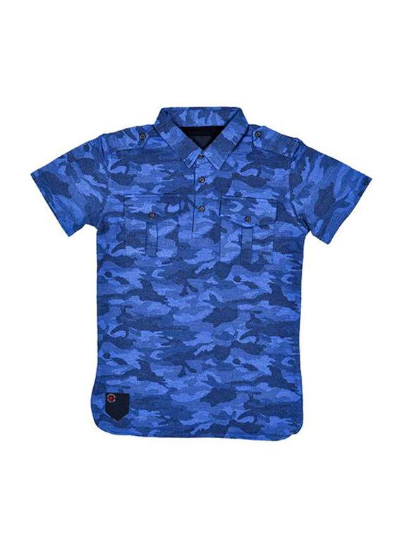 pocket detailed polo neck t-shirt - 16324131 - Zoom Image - 0
