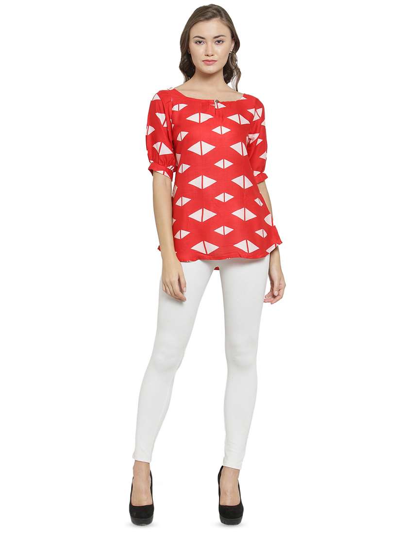 women's a line boat neck top - 16324793 - Standard Image - 3
