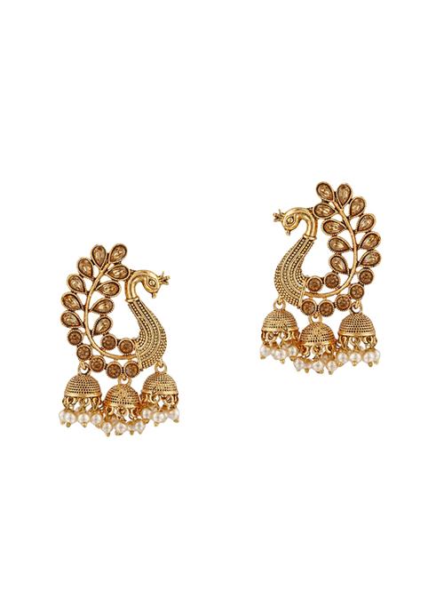gold drop earring - 16325094 -  Standard Image - 0