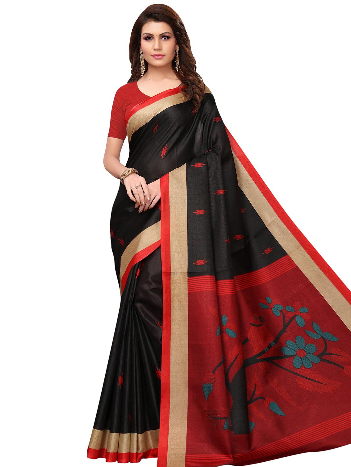conversational pallu saree with blouse - 16326510 -  Zoom Image - 0