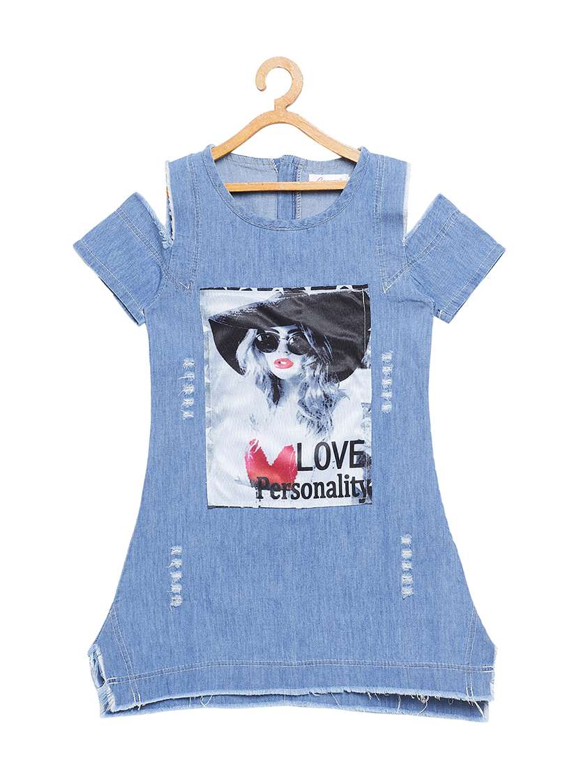 girls round neck top
