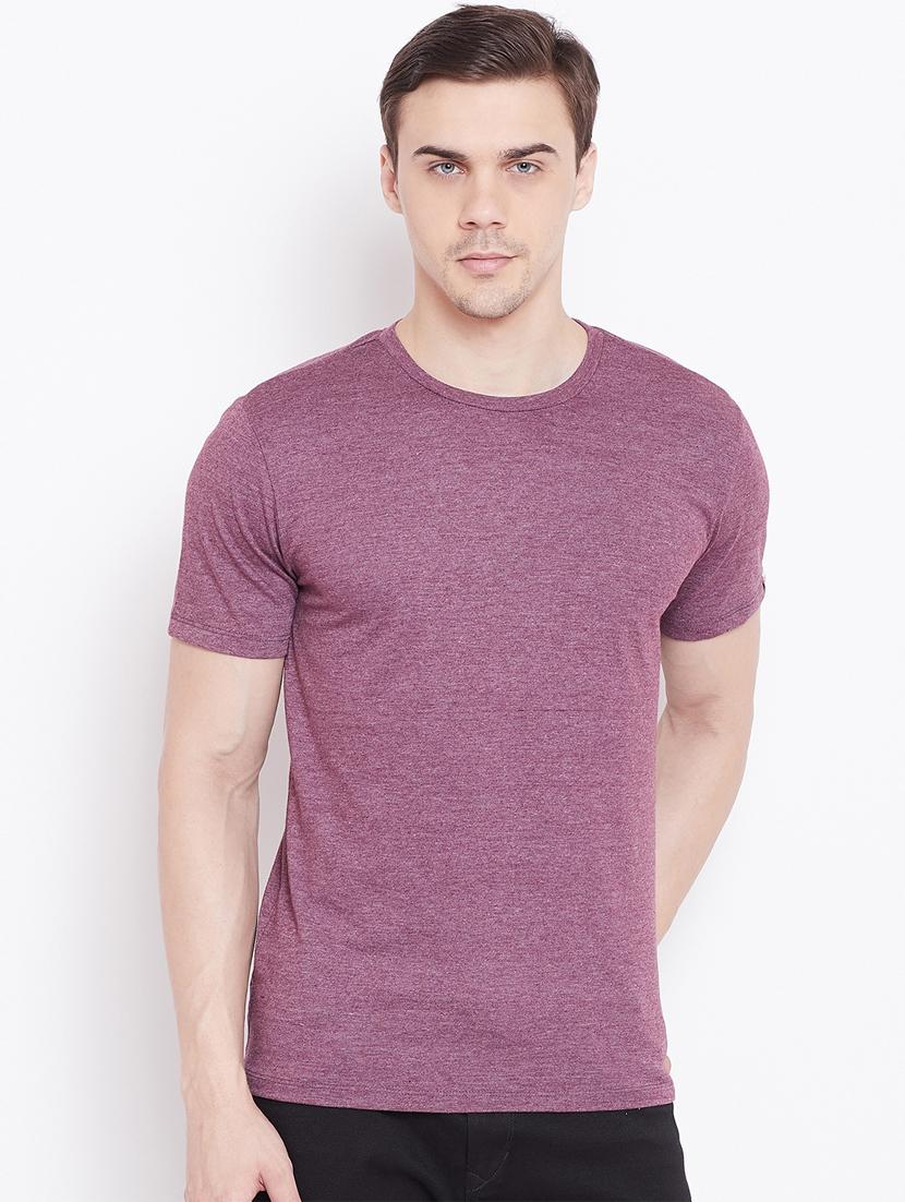 purple solid t-shirt - 16328235 -  Zoom Image - 0