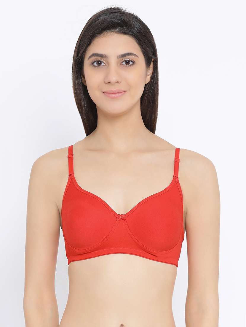 bow patch lightly padded bra 