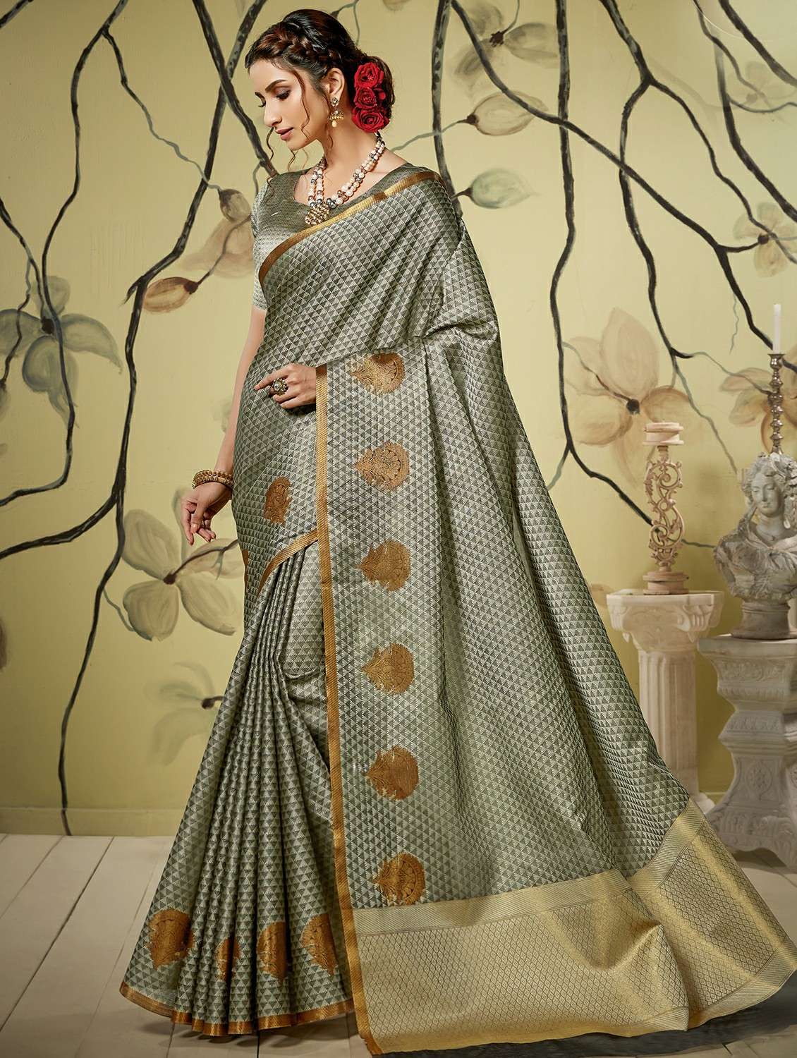 self-design banarasi saree
