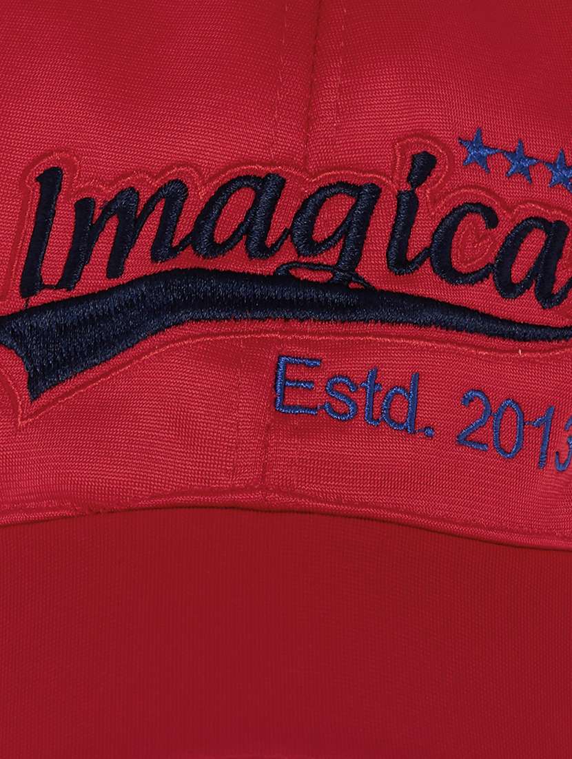 red cotton polyester blend caps and hat - 16330963 -  Standard Image - 3