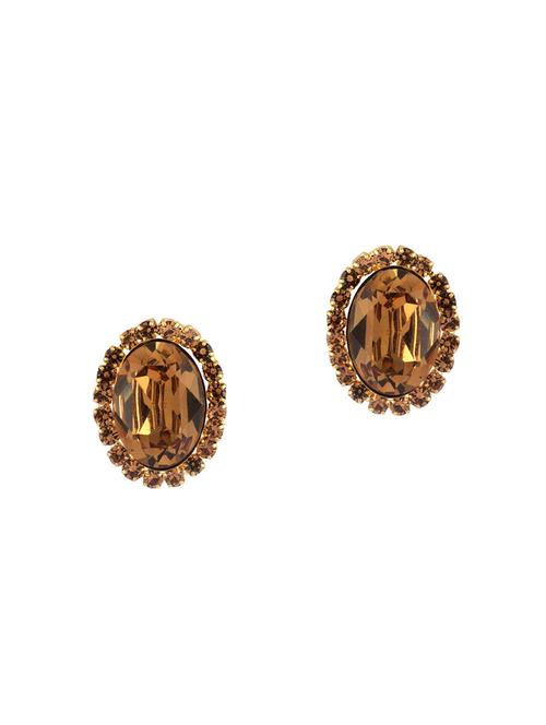 brown metal studs earring - 16333372 -  Standard Image - 0