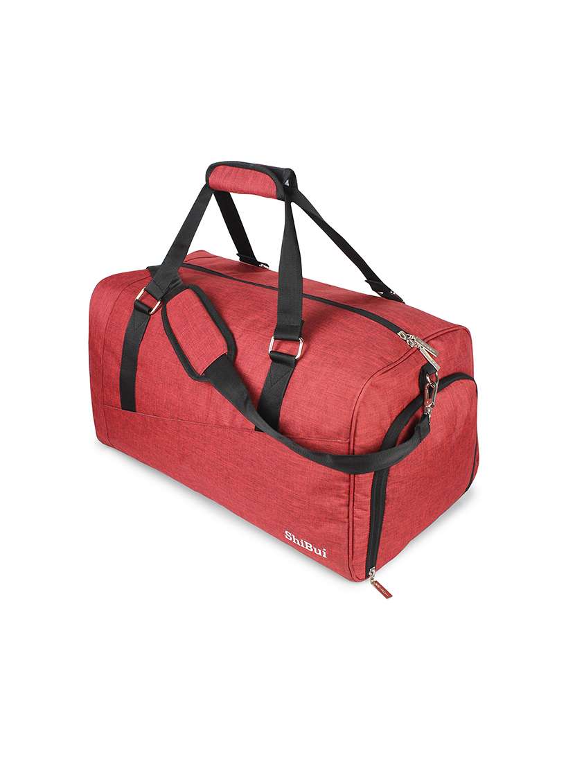red polyester dufflebag - 16335441 -  Standard Image - 3