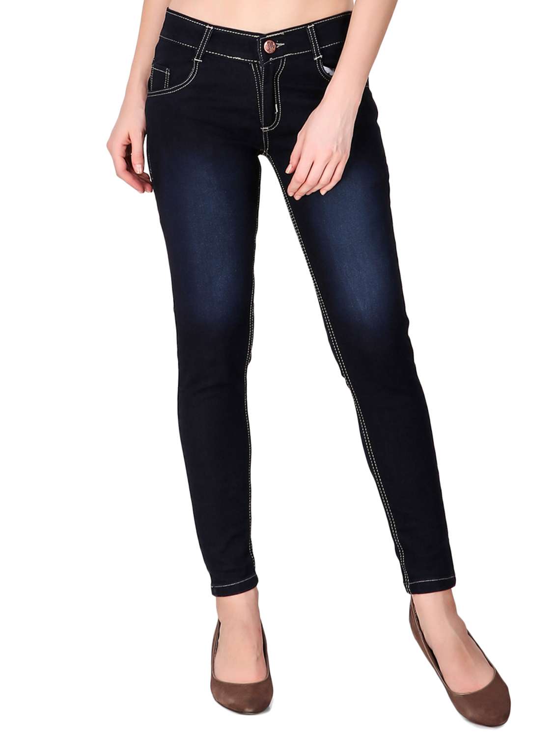 skinny fit stone washed jeans - 16336410 - Zoom Image - 0