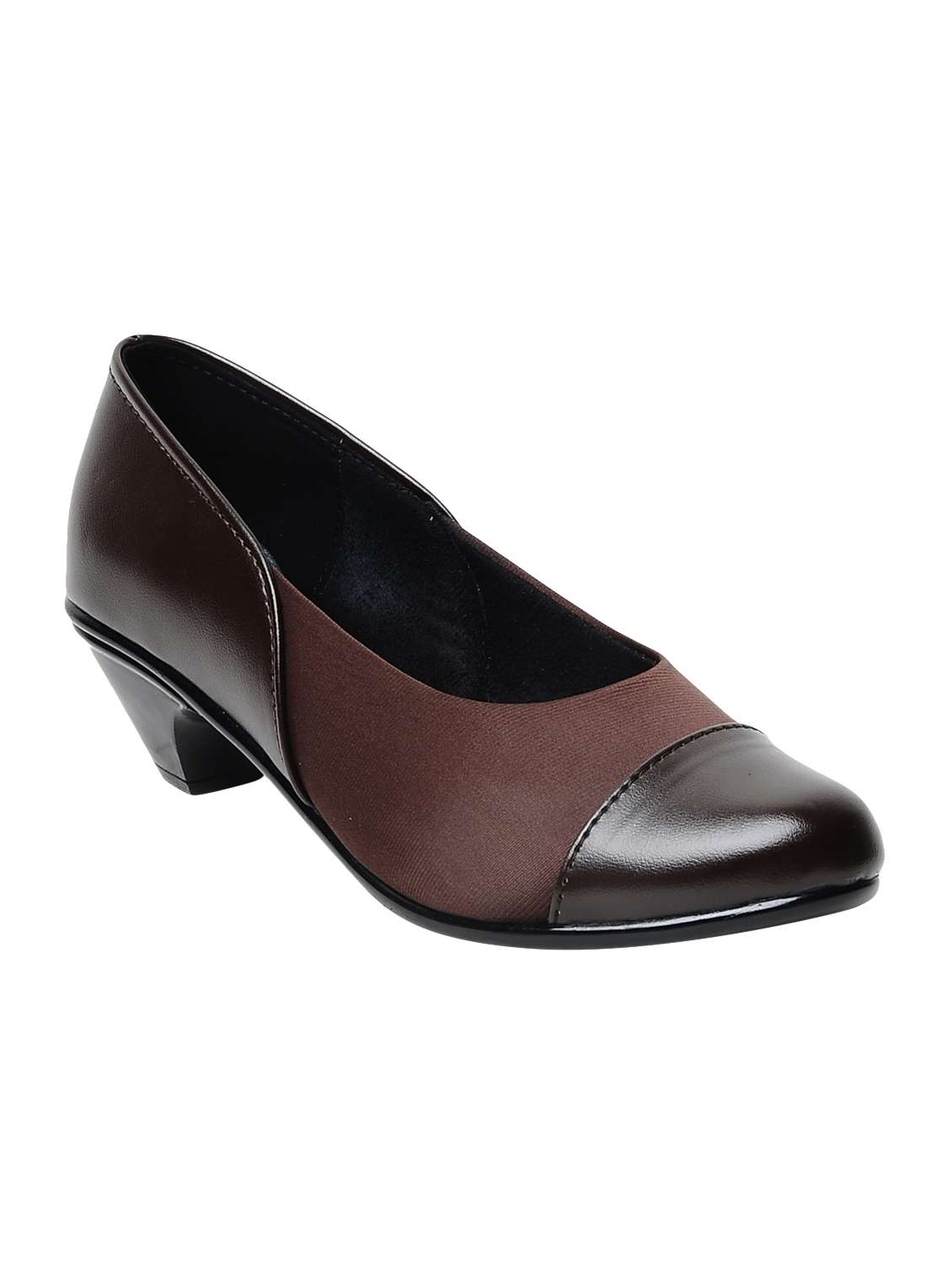 Buy online Brown Slip On Formal Shoes from footwear for Women by