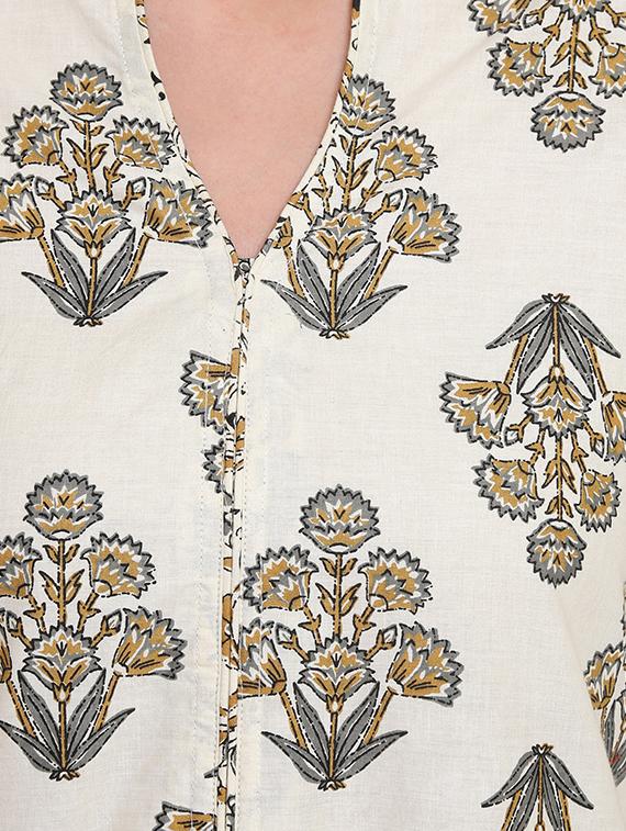 floral kurta palazzo set - 16342769 - Standard Image - 3