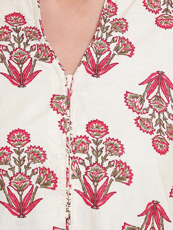 floral kurta palazzo set - 16342771 - Standard Image - 3