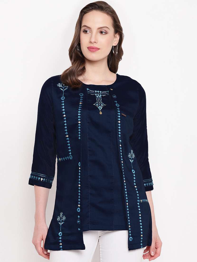 limeroad layered kurtis