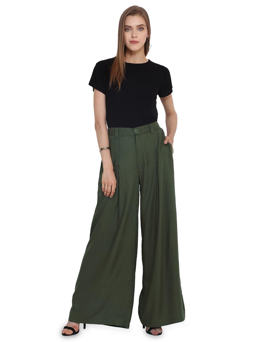 high rise pleat detail trouser - 16346286 - Standard Image - 3