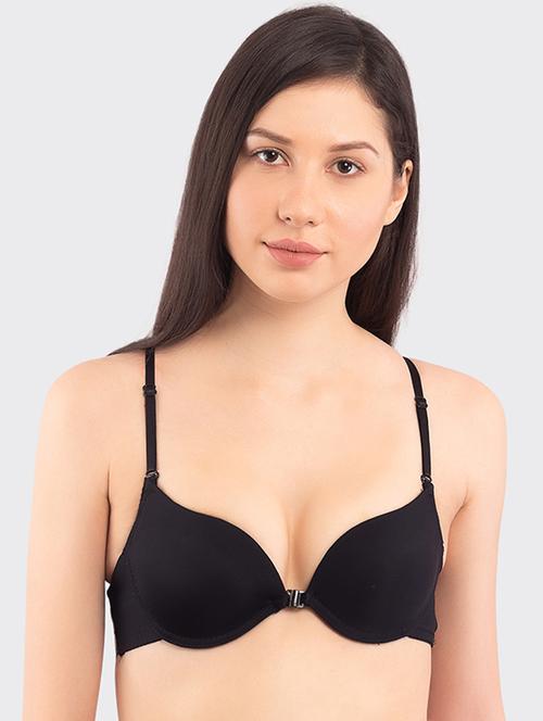 front open styled back plunge bra  - 16346961 -  Standard Image - 0