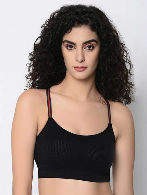 styled back sports bra - 16347006 - Standard Image - 0