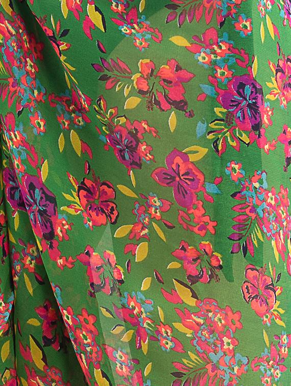 green floral sarong - 16347055 - Standard Image - 5