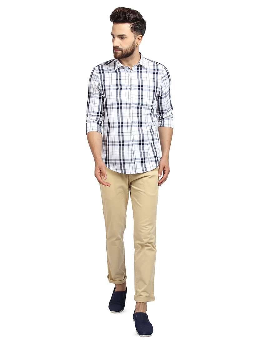 mens checks casual shirt - 16351768 -  Standard Image - 3