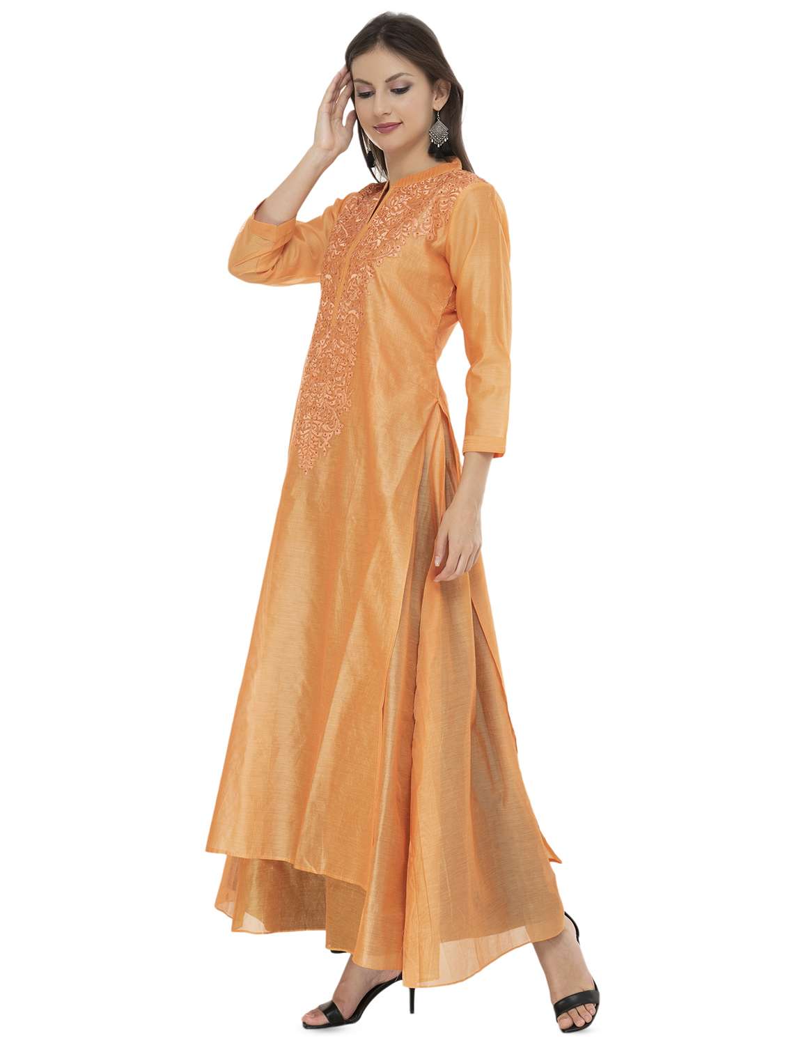 limeroad layered kurtis