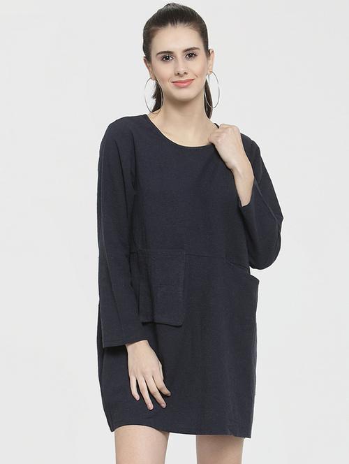 pocket detail shift dress - 16356979 - Standard Image - 0