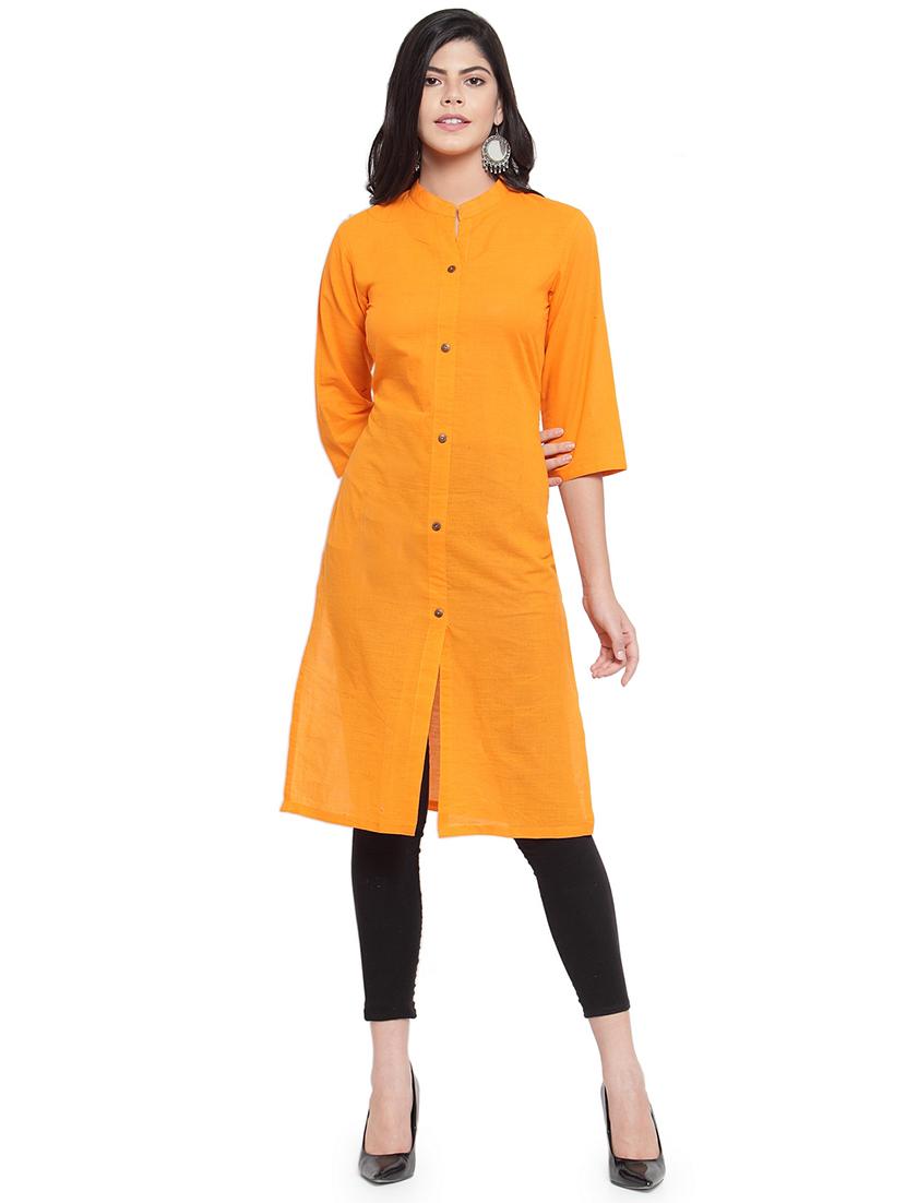 women's front slit kurta - 16358082 -  Zoom Image - 0