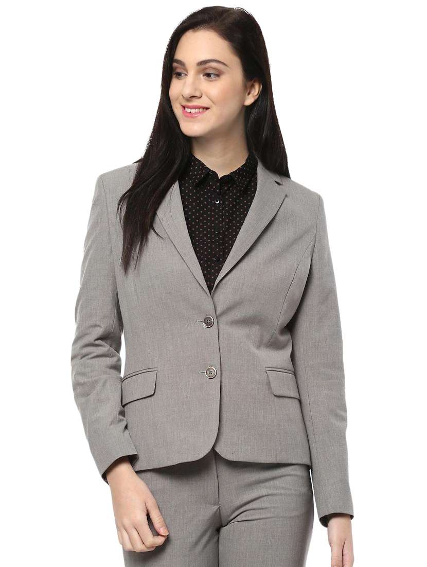 back slit formal blazer